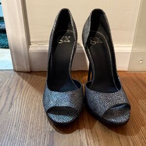 GX by Gwen Stefani Oath Heels Silver Iridescent - Black, NBW, women's size 9.5